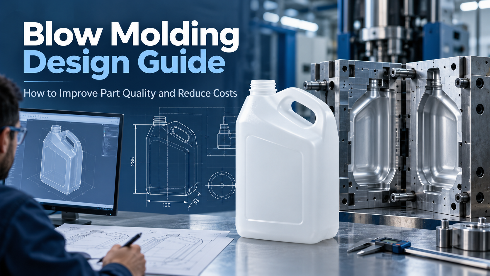 Blow Molding Design Guide: How to Improve Part Quality and Reduce Costs